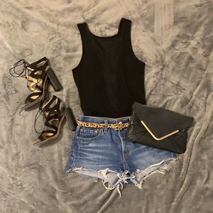 EUC Black Express Bodysuit, Size Small